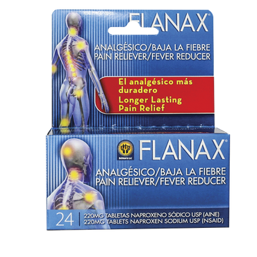 Dolor de flanax 220mg 24 Tab.Para Dolor